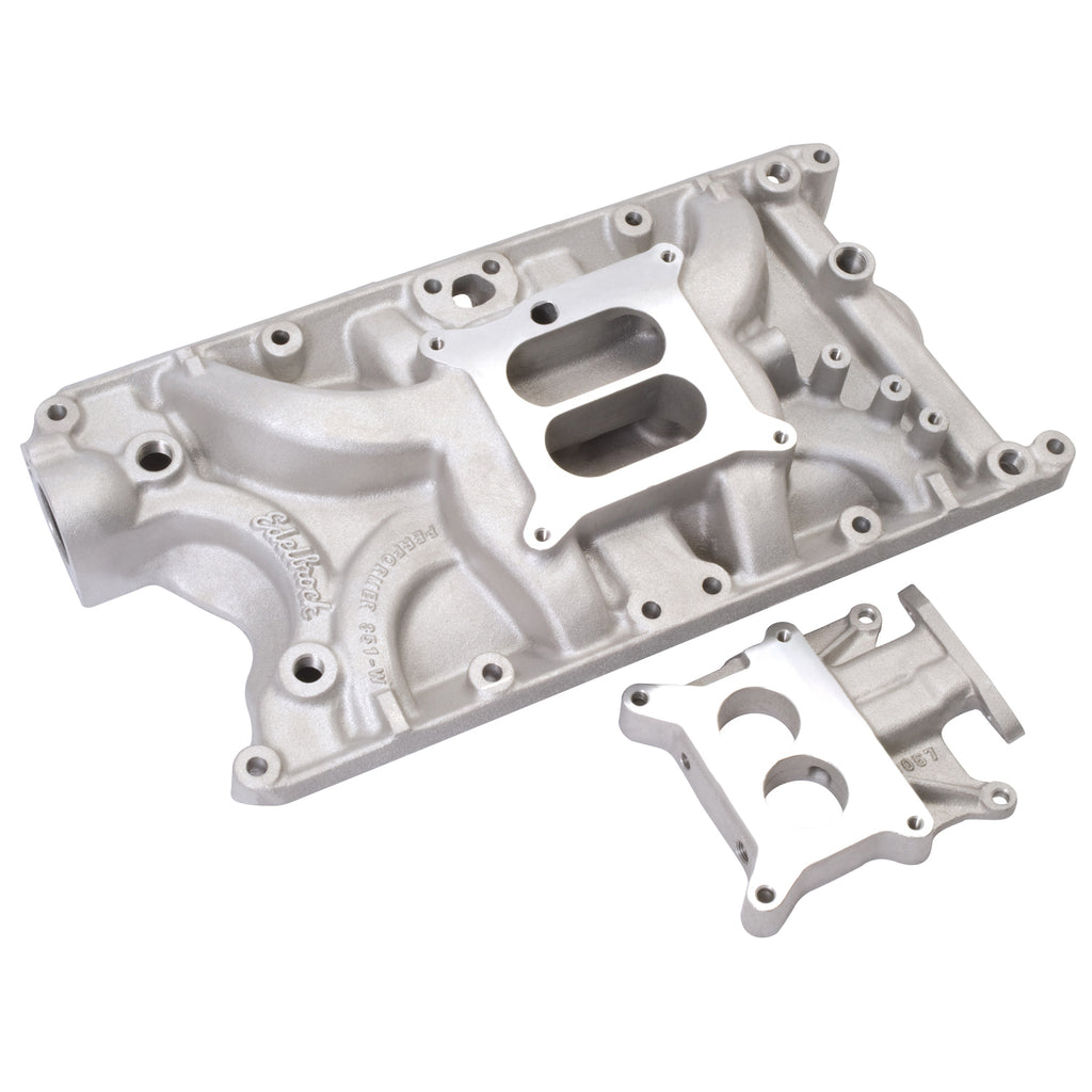 Edelbrock 3781 Engine Intake Manifold for Select Ford Bronco, Ford Country Sedan, Ford Country Squire, Ford Custom, Ford Custom 500, Ford E-100 Econoline, Ford E-100 Econoline Club Wagon, Ford E-150 Econoline, Ford E-150 Econoline Club Wagon, Ford E-250