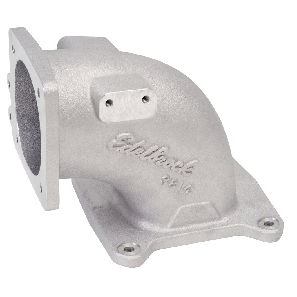 Edelbrock 3814 High Flow Intake Elbow for adapting a single TB to a 4500 flange (Universal)