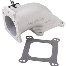 Load image into Gallery viewer, Edelbrock 3848 Ultra Low Profile Universal Intake Elbow - 90mm T.B. to 4150 Flange