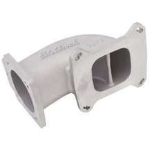 Load image into Gallery viewer, Edelbrock 3848 Ultra Low Profile Universal Intake Elbow - 90mm T.B. to 4150 Flange