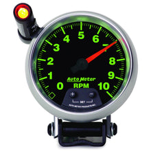 Load image into Gallery viewer, AutoMeter 3890 GAUGE, TACHOMETER, 3 3/4", 10K RPM, PEDESTAL W/ EXT. QUICK-LITE, GS