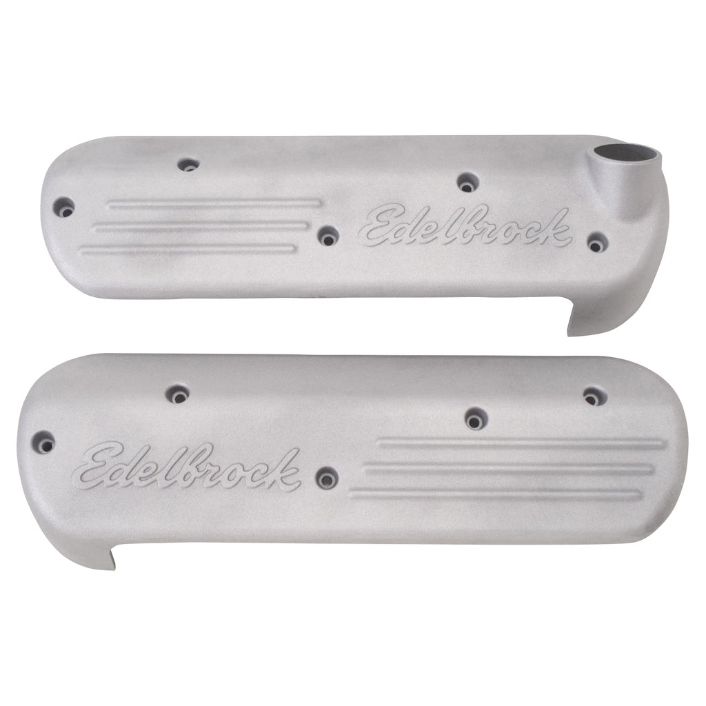 Edelbrock 4118 LS Series Coil Covers in Satin Finish (3-3/8" Overall Height) for Select Cadillac CTS, Chevrolet Camaro, Chevrolet Corvette, Pontiac Firebird, Pontiac GTO