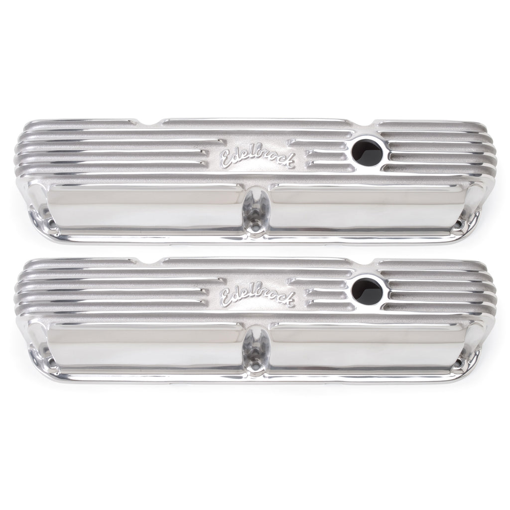 Edelbrock 4176 Classic Series Valve Cover for Chrysler Small-Block LA 318-340-360