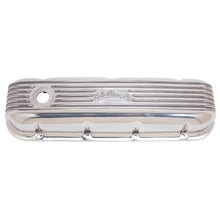 Load image into Gallery viewer, Edelbrock 4185 Classic Series Valve Cover for Chevy Big-Block V8 1965 &amp; Later for Select Chevrolet Bel Air, Chevrolet Biscayne, Chevrolet Blazer, Chevrolet Brookwood, Chevrolet C10, Chevrolet C10 Pickup, Chevrolet C10 Suburban, Chevrolet C20, Chevrolet