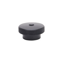 Load image into Gallery viewer, Edelbrock 4219 Black Anodized Knurled Nut for Oval Air Cleaners