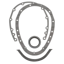 Load image into Gallery viewer, Edelbrock 4243 Replacement Timing Cover Gasket #4243 For SB Chevy, Fits 2-Piece Part #4242 for Select Buick Century, Buick LeSabre, Buick Regal, Buick Skylark, Chevrolet Bel Air, Chevrolet Biscayne, Chevrolet Blazer, Chevrolet Brookwood, Chevrolet C10,
