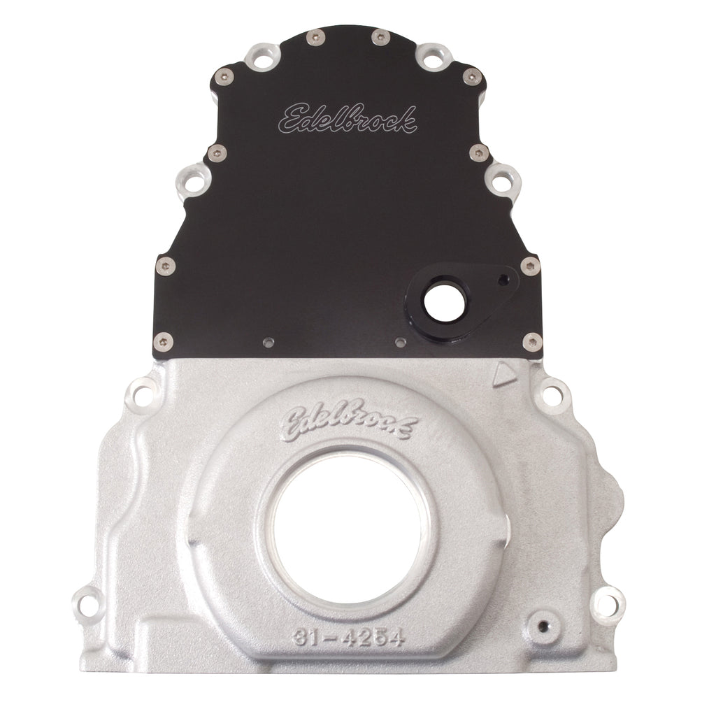 Edelbrock 4255 Timing Cover 2004-07 GM LS2 Two Piece