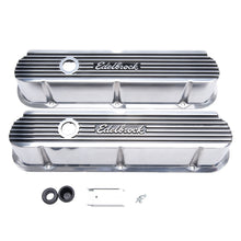 Load image into Gallery viewer, Edelbrock 4264 Elite II Valve Covers for Ford 289/302/351W (except Boss). for Select Ford 300, Ford Bronco, Ford Country Sedan, Ford Country Squire, Ford Custom, Ford Custom 500, Ford E-100 Econoline, Ford E-100 Econoline Club Wagon, Ford E-150