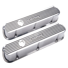 Load image into Gallery viewer, Edelbrock 4264 Elite II Valve Covers for Ford 289/302/351W (except Boss). for Select Ford 300, Ford Bronco, Ford Country Sedan, Ford Country Squire, Ford Custom, Ford Custom 500, Ford E-100 Econoline, Ford E-100 Econoline Club Wagon, Ford E-150