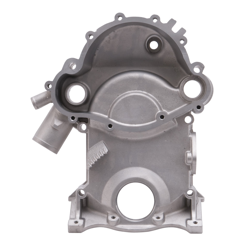 Edelbrock 4265 Timing Cover, Pontiac 1969-79 350-455 for Select Buick LeSabre, GMC G3500, Oldsmobile 98, Oldsmobile Custom Cruiser, Oldsmobile Delta 88, Pontiac Acadian, Pontiac Bonneville, Pontiac Catalina, Pontiac Chieftain, Pontiac Executive, Pontiac