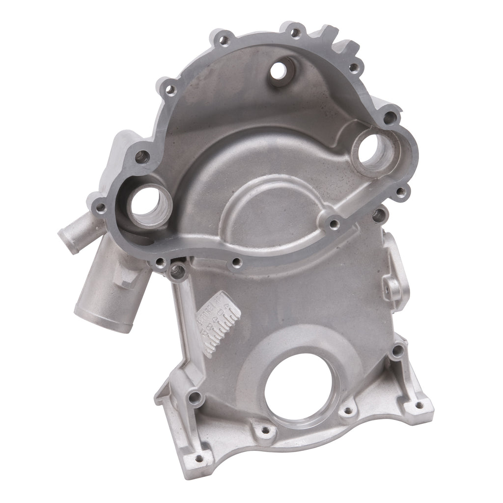 Edelbrock 4265 Timing Cover, Pontiac 1969-79 350-455 for Select Buick LeSabre, GMC G3500, Oldsmobile 98, Oldsmobile Custom Cruiser, Oldsmobile Delta 88, Pontiac Acadian, Pontiac Bonneville, Pontiac Catalina, Pontiac Chieftain, Pontiac Executive, Pontiac
