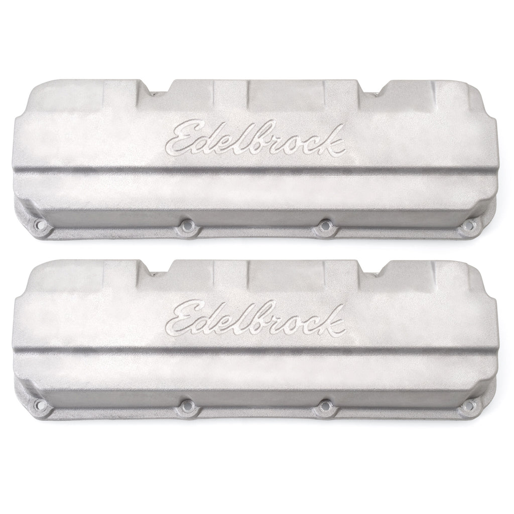 Edelbrock 4267 Glidden Victor SC-1 Valve Cover Set #4267 For Small-Block Ford Race Engine