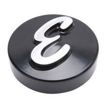 Load image into Gallery viewer, Edelbrock 4271 E Logo Black Anodized Nut (Machined "E") for Pro-Flo Unv. 14" Round Air Cleaners