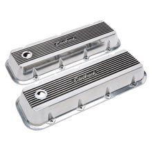 Load image into Gallery viewer, Edelbrock 4275 Elite II Valve Covers for Chevy Big-Block V8 1965 &amp; Later. for Select Chevrolet Bel Air, Chevrolet Biscayne, Chevrolet Blazer, Chevrolet Brookwood, Chevrolet C10, Chevrolet C10 Pickup, Chevrolet C10 Suburban, Chevrolet C20, Chevrolet C20