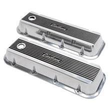 Load image into Gallery viewer, Edelbrock 4275 Elite II Valve Covers for Chevy Big-Block V8 1965 &amp; Later. for Select Chevrolet Bel Air, Chevrolet Biscayne, Chevrolet Blazer, Chevrolet Brookwood, Chevrolet C10, Chevrolet C10 Pickup, Chevrolet C10 Suburban, Chevrolet C20, Chevrolet C20