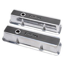 Load image into Gallery viewer, Edelbrock 4277 Elite II Valve Covers for Ford FE 1958-1976 for Select Edsel Citation, Edsel Corsair, Edsel Ranger, Edsel Villager, Ford 300, Ford Club, Ford Country Sedan, Ford Country Squire, Ford Courier Sedan Delivery, Ford Custom, Ford Custom 300,