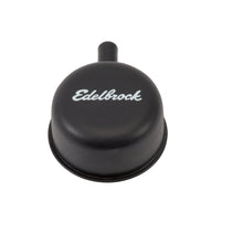 Load image into Gallery viewer, Edelbrock 4413 Signature Series Crankcase Breather Cap #4413 W/ 90 Degree Vent Nipple