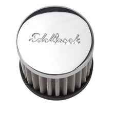 Load image into Gallery viewer, Edelbrock 4420 Circle Track Style Open Cotton Gauze Element Round Push-in Breather