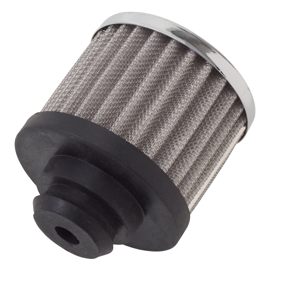 Edelbrock 4420 Circle Track Style Open Cotton Gauze Element Round Push-in Breather