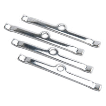 Load image into Gallery viewer, Edelbrock 4426 Engine Valve Cover Hold Down Tab Set for Select Chevrolet Bel Air, Chevrolet Biscayne, Chevrolet Blazer, Chevrolet Brookwood, Chevrolet C10, Chevrolet C10 Pickup, Chevrolet C10 Suburban, Chevrolet C20, Chevrolet C20 Pickup, Chevrolet C20