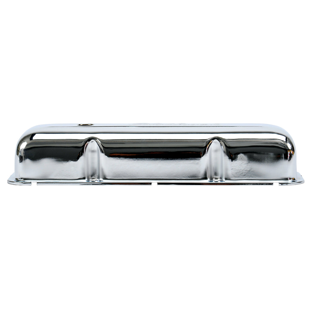 Edelbrock 4462 Signature Series Valve Covers for FE 332-352-360-390-406-410-427-428 for Select Ford 300, Ford Club, Ford Country Sedan, Ford Country Squire, Ford Custom, Ford Custom 300, Ford Custom 500, Ford Del Rio Wagon, Ford F-100, Ford F-150, Ford