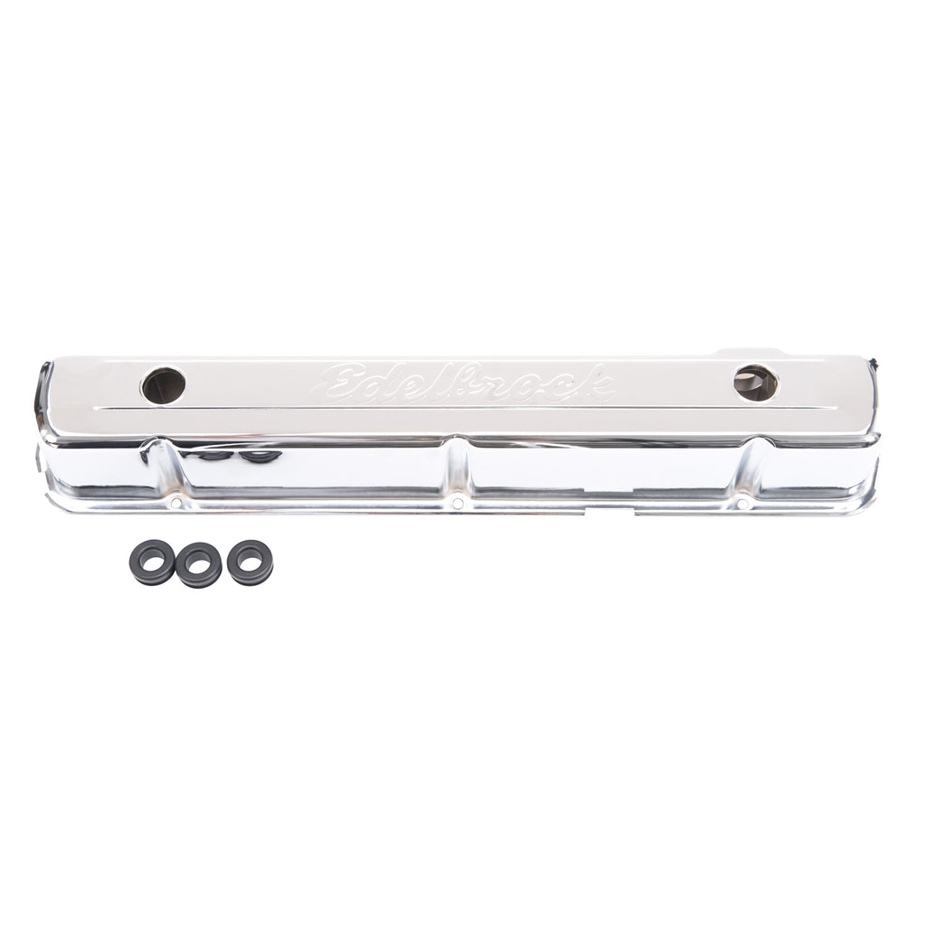 Edelbrock 4477 Signature Series Valve Covers for Chevrolet 194-292 1962-2001 Inline 6 for Select Buick Apollo, Buick Skylark, Buick Special, Checker A11, Checker A11E, Checker Deluxe, Checker Marathon, Checker Taxicab, Chevrolet Bel Air, Chevrolet