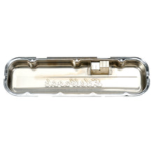 Load image into Gallery viewer, Edelbrock 4480 Signature Series Valve Covers, Chrome, Low Profile, Chevrolet 396-502, '65-Later for Select Chevrolet Bel Air, Chevrolet Biscayne, Chevrolet Blazer, Chevrolet Brookwood, Chevrolet C10, Chevrolet C10 Pickup, Chevrolet C10 Suburban,