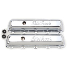 Load image into Gallery viewer, Edelbrock 4485 Signature Series Valve Covers for Oldsmobile 350-455 V8 for Select Buick Century, Buick Electra, Buick Estate Wagon, Buick LeSabre, Buick Regal, Buick Riviera, Buick Skylark, Oldsmobile 442, Oldsmobile 98, Oldsmobile Custom Cruiser,