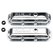 Load image into Gallery viewer, Edelbrock 4488 Signature Series Valve Covers for Chevrolet 2.8L 60Â° V6 1982-93 for Select Chevrolet Beretta, Chevrolet Camaro, Chevrolet Cavalier, Chevrolet Celebrity, Chevrolet Citation, Chevrolet Citation II, Chevrolet Corsica, Chevrolet S10,