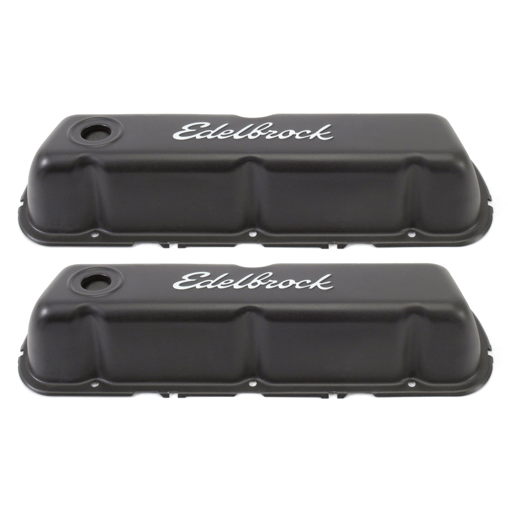 Edelbrock 4603 Signature Series Valve Covers for Ford 260-289-302 (not Boss) and 351W