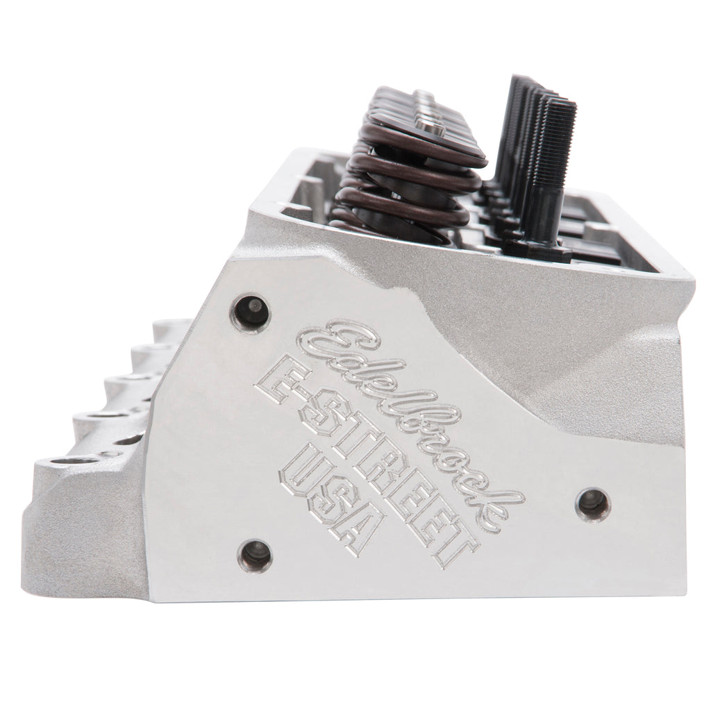 Edelbrock 5023 Small-Block Ford E-Street Cylinder Heads 1.90" for Select AC Shelby Cobra, Ford 300, Ford Bronco, Ford Country Sedan, Ford Country Squire, Ford Custom, Ford Custom 500, Ford E-100 Econoline, Ford E-100 Econoline Club Wagon, Ford E-150