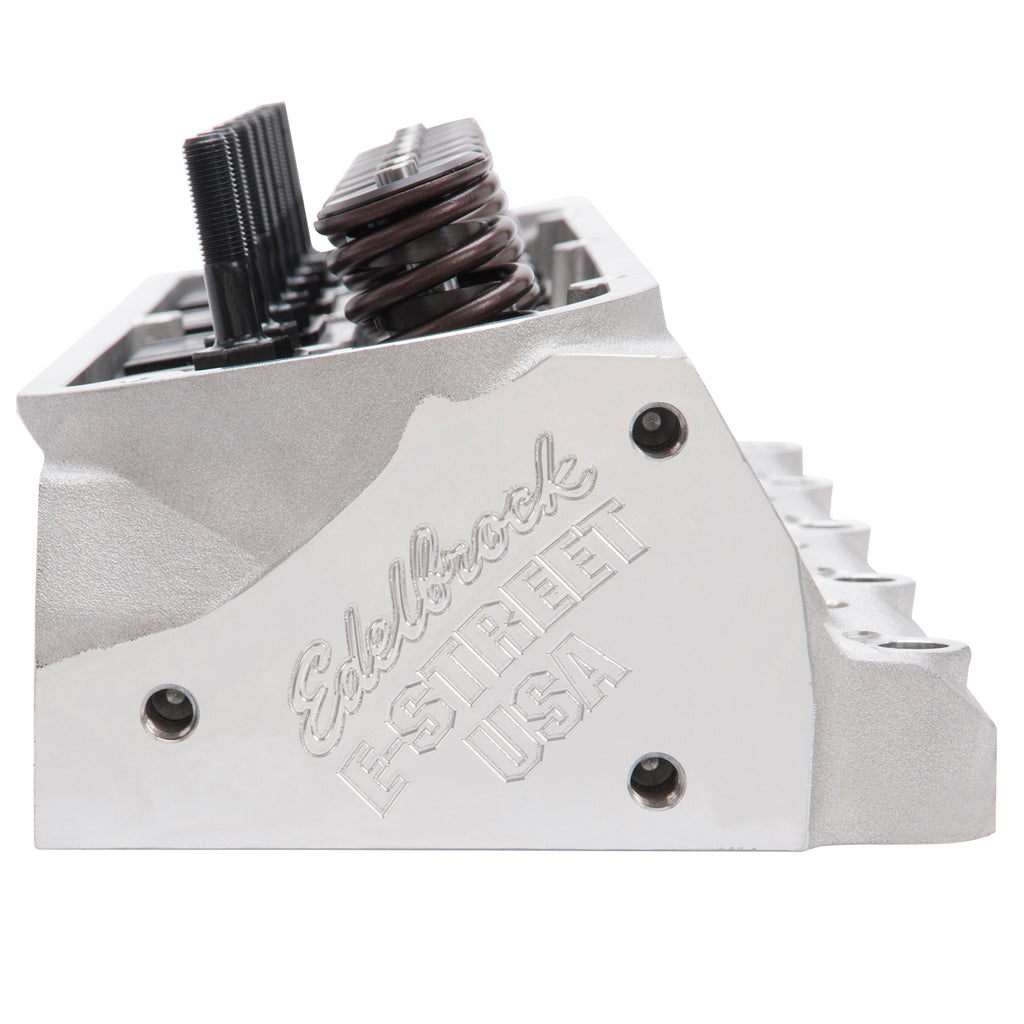 Edelbrock 5023 Small-Block Ford E-Street Cylinder Heads 1.90" for Select AC Shelby Cobra, Ford 300, Ford Bronco, Ford Country Sedan, Ford Country Squire, Ford Custom, Ford Custom 500, Ford E-100 Econoline, Ford E-100 Econoline Club Wagon, Ford E-150