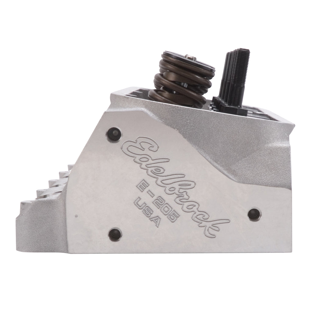 Edelbrock 5027 Small-Block Ford E-205 Cylinder Head w/ Hydraulic Roller Camshaft for Select AC Shelby Cobra, Bricklin SV-1, DeTomaso Mangusta, DeTomaso Pantera, Ford 300, Ford Bronco, Ford Country Sedan, Ford Country Squire, Ford Custom, Ford Custom 500,
