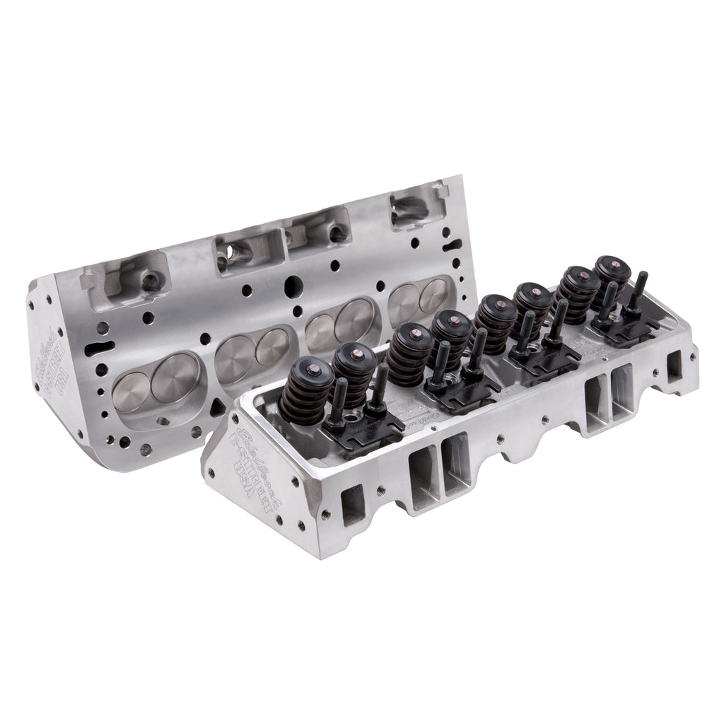 Edelbrock 5073 Small-Block Chevy E-Street Cylinder Head 70cc Pair for Select Avanti II, Buick Century, Buick Commercial Chassis, Buick LeSabre, Buick Regal, Buick Roadmaster, Buick Skylark, Checker Aerobus, Checker Deluxe, Checker Marathon, Checker