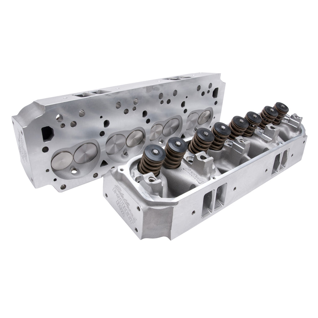 Edelbrock 5090 Big-Block Chrysler E-Street Cylinder Heads 75cc for Select Bristol 411, Chrysler 300, Chrysler Cordoba, Chrysler Imperial, Chrysler New Yorker, Chrysler Newport, Chrysler Saratoga, Chrysler Town & Country, Chrysler Windsor, DeSoto