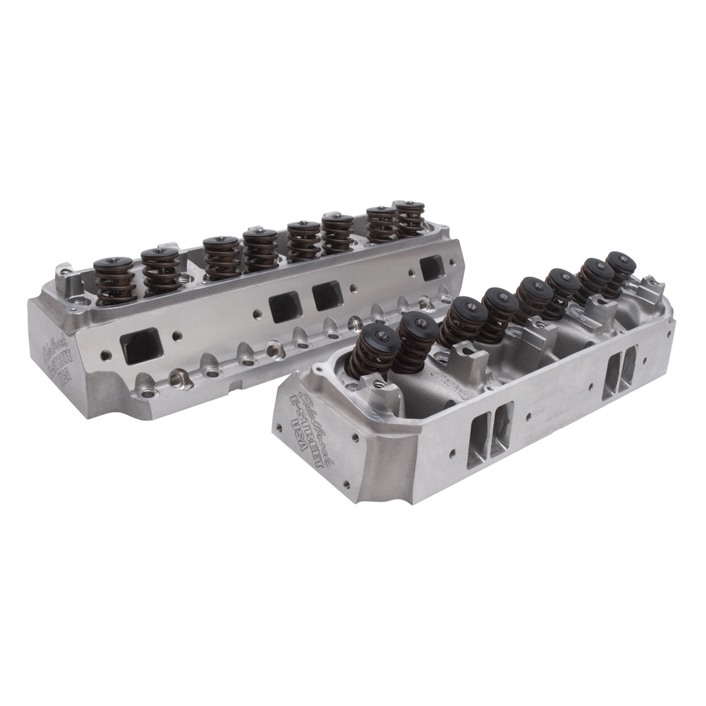 Edelbrock 5093 Big-Block Chrysler E-Street Cylinder Heads 84cc for Select Bristol 411, Chrysler 300, Chrysler Cordoba, Chrysler Imperial, Chrysler New Yorker, Chrysler Newport, Chrysler Saratoga, Chrysler Town & Country, Chrysler Windsor, DeSoto