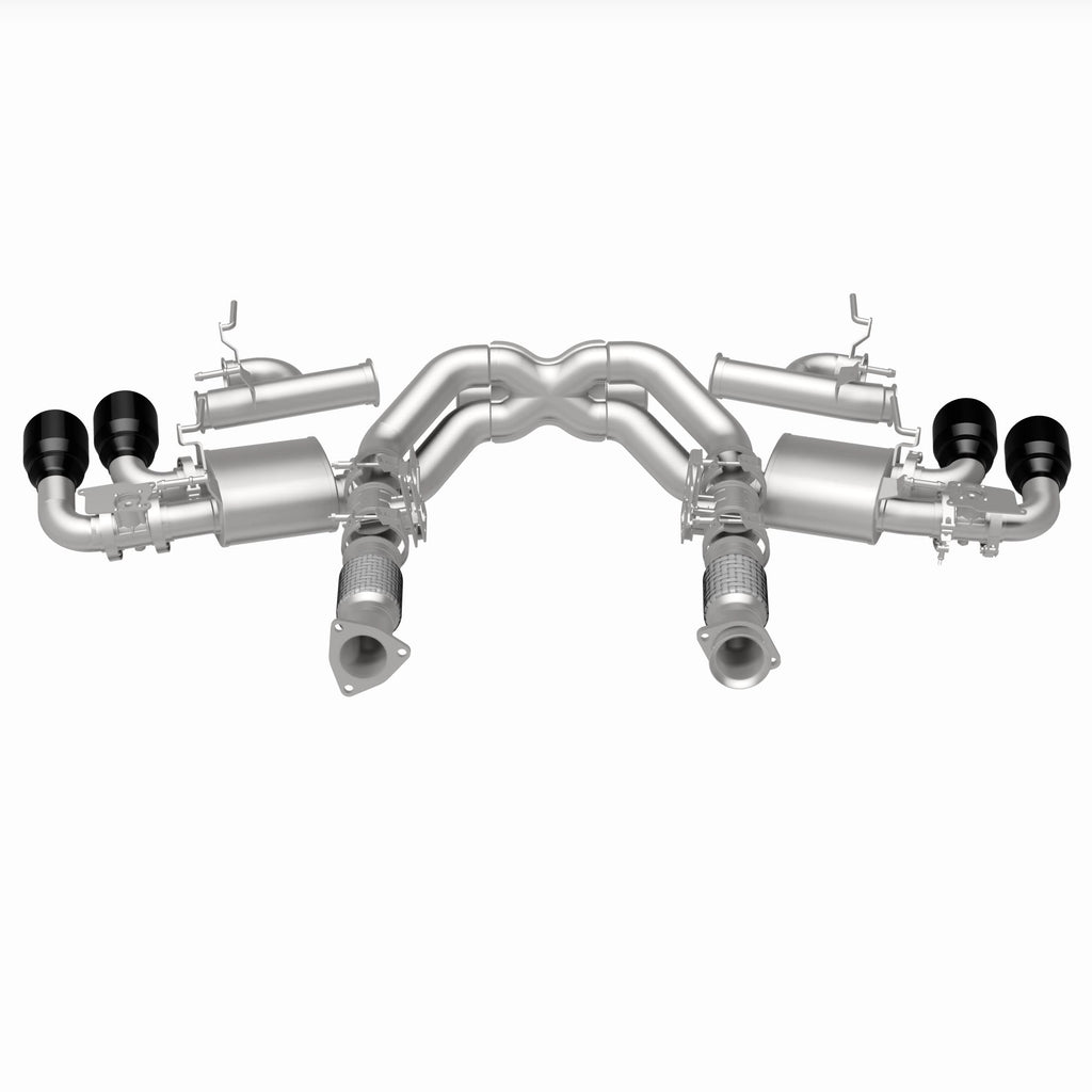 MagnaFlow Exhaust Products 19545 xMOD Series Black Chrome Tips Cat-Back System for Select Chevrolet Corvette