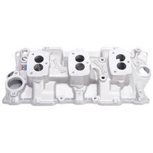 Load image into Gallery viewer, Edelbrock 5418 C-357-B Triple-Deuce Intake Manifold for 1955-86 262-400 c.i.d. SB Chevys for Select Buick Century, Buick LeSabre, Buick Regal, Buick Skylark, Chevrolet 3B, Chevrolet 3C, Chevrolet 3D, Chevrolet 3E, Chevrolet 3F, Chevrolet 3G, Chevrolet