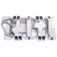 Load image into Gallery viewer, Edelbrock 5418 C-357-B Triple-Deuce Intake Manifold for 1955-86 262-400 c.i.d. SB Chevys for Select Buick Century, Buick LeSabre, Buick Regal, Buick Skylark, Chevrolet 3B, Chevrolet 3C, Chevrolet 3D, Chevrolet 3E, Chevrolet 3F, Chevrolet 3G, Chevrolet