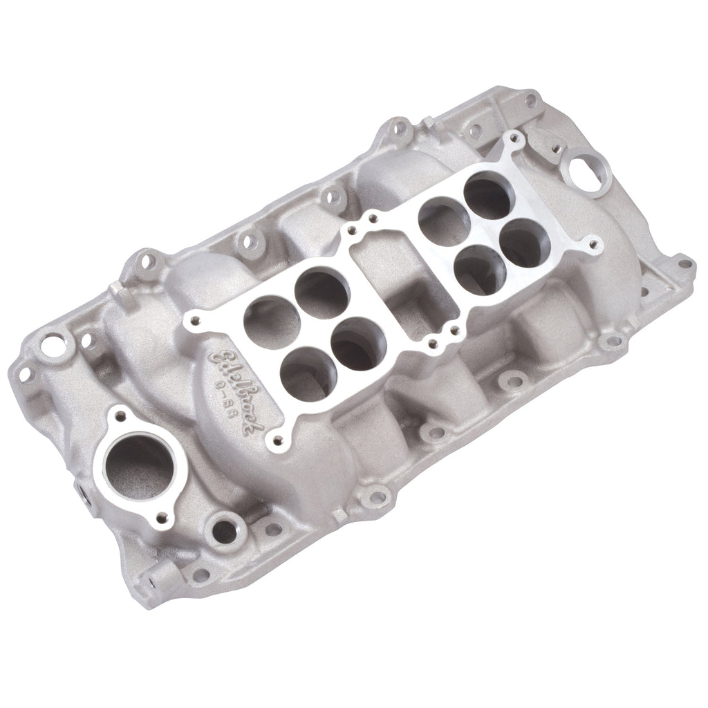 Edelbrock 5420 Engine Intake Manifold for Select Chevrolet Bel Air, Chevrolet Biscayne, Chevrolet Blazer, Chevrolet Brookwood, Chevrolet C10, Chevrolet C10 Pickup, Chevrolet C10 Suburban, Chevrolet C20, Chevrolet C20 Pickup, Chevrolet C20 Suburban,