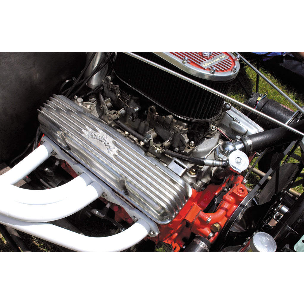 Edelbrock 5425 C-26 Small Block Chevy Dual-Quad Intake Manifold for Select Buick Century, Buick LeSabre, Buick Regal, Buick Skylark, Chevrolet Bel Air, Chevrolet Biscayne, Chevrolet Blazer, Chevrolet Brookwood, Chevrolet C10, Chevrolet C10 Pickup,
