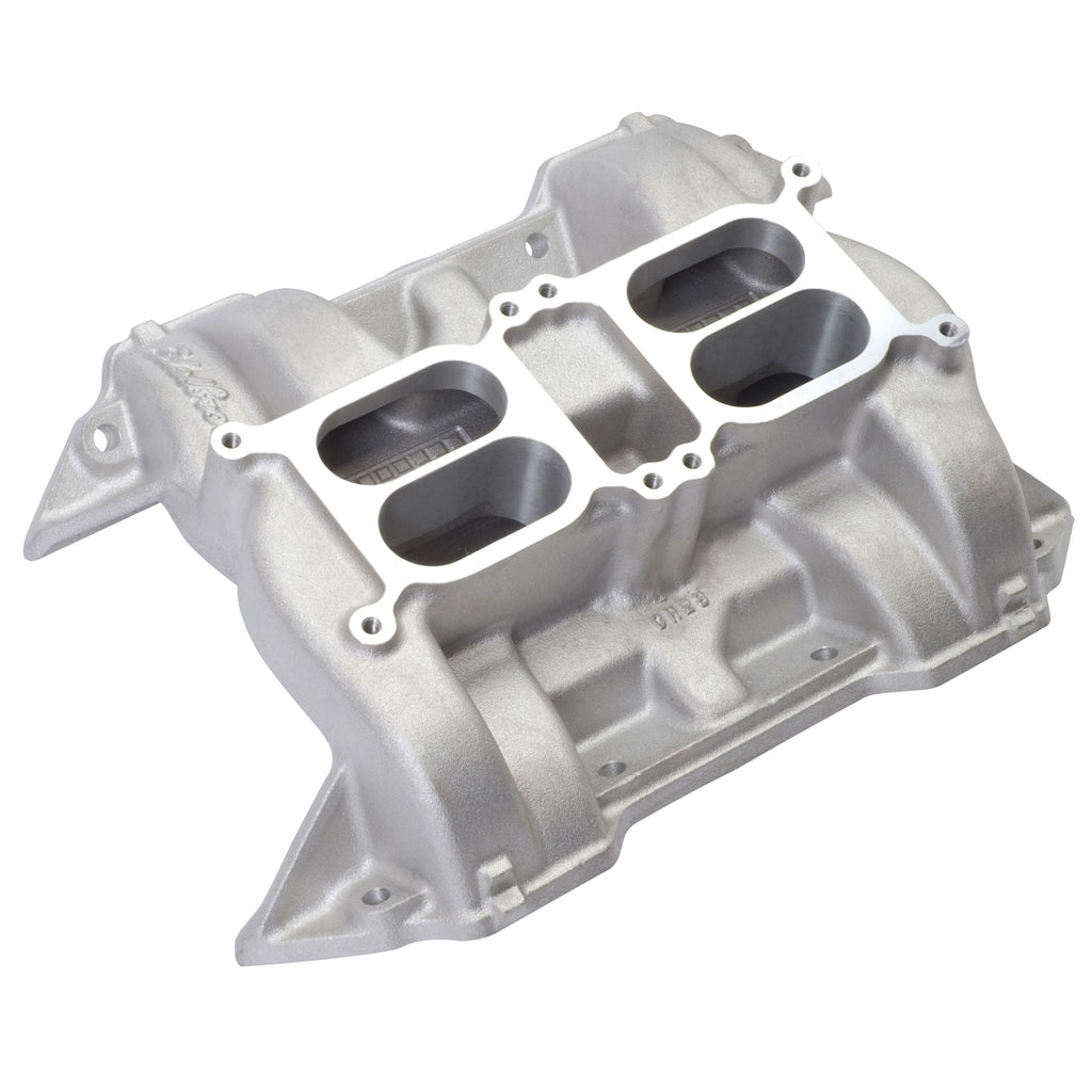 Edelbrock 5440 CH-28 Chrysler Big Block RB Dual-Quad Intake Manifold for Select Chrysler 300, Chrysler Imperial, Chrysler New Yorker, Chrysler Newport, Chrysler Town & Country, Dodge 330, Dodge 440, Dodge 880, Dodge B100 Van, Dodge B200 Van, Dodge