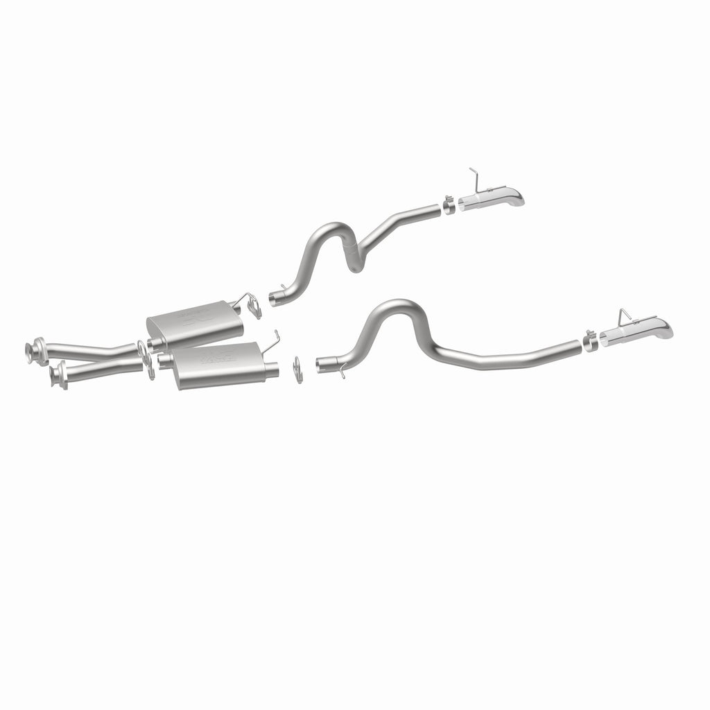 MagnaFlow Exhaust Products 15632 Street Series Polished Cat-Back System for Select Ford Mustang