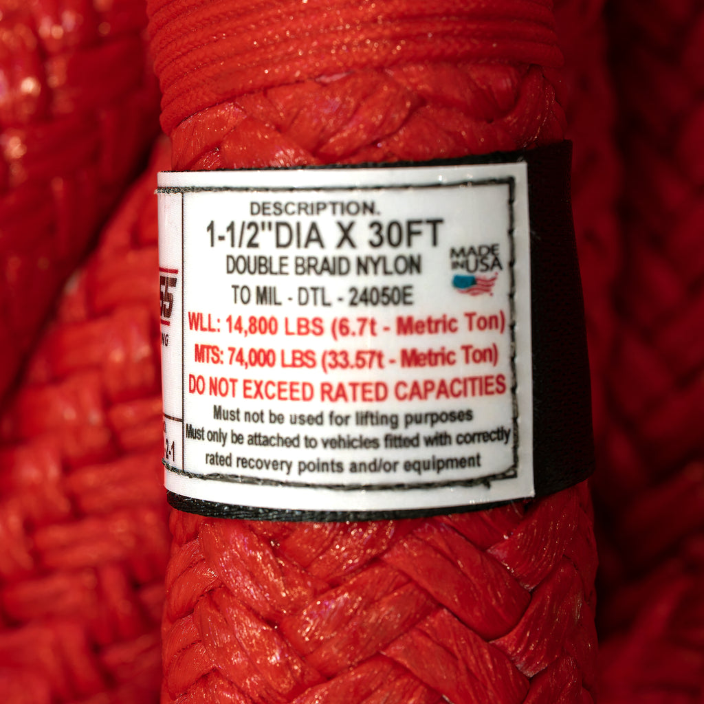 Factor 55 00560 EXTREME DUTY KINETIC ENERGY ROPE 1-1/2IN DIA X 3OFT