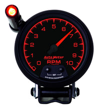 Load image into Gallery viewer, AutoMeter 5990 GAUGE, TACHOMETER, 3 3/4", 10K RPM, PEDESTAL W/ EXT. QUICK-LITE, ES