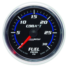 Load image into Gallery viewer, AutoMeter 6161 GAUGE, FUEL PRESSURE, 2 1/16", 30PSI, DIGITAL STEPPER MOTOR, COBALT