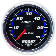 Load image into Gallery viewer, AutoMeter 6170 GAUGE, BOOST, 2 1/16", 60PSI, DIGITAL STEPPER MOTOR, COBALT
