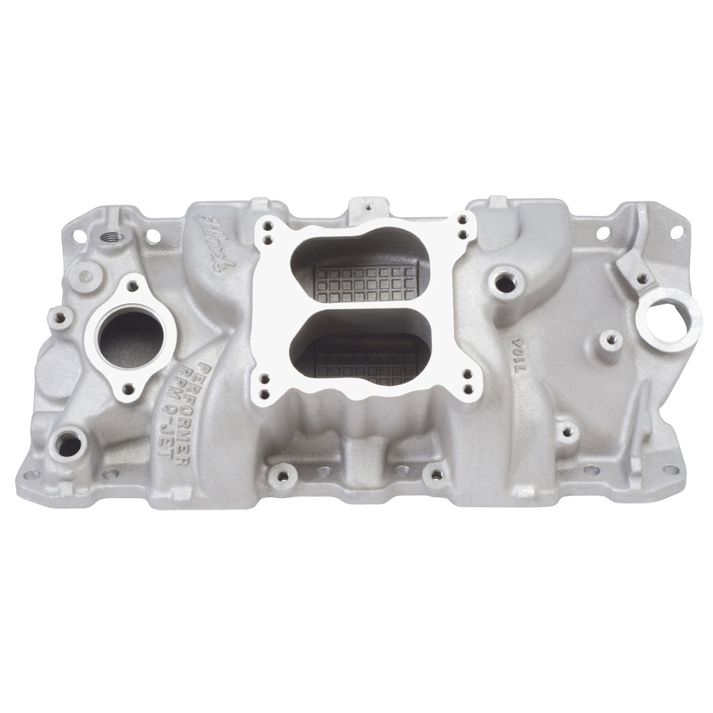 Edelbrock 7104 Performer RPM Small Block Chevy Q-JET Intake Manifold