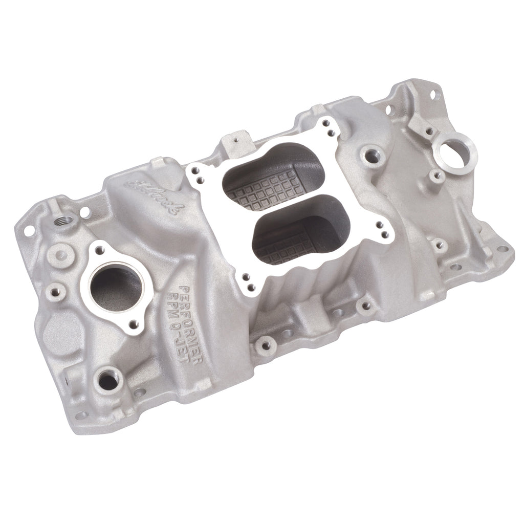Edelbrock 7104 Performer RPM Small Block Chevy Q-JET Intake Manifold