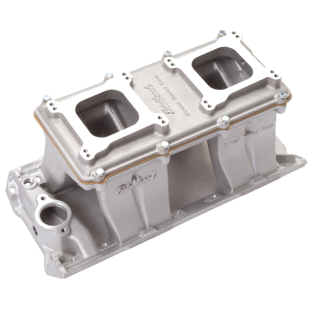 Edelbrock 7115 Street Tunnel Ram Big Block Chevy 2-O Intake Manifold for Select Chevrolet Bel Air, Chevrolet Biscayne, Chevrolet Blazer, Chevrolet Brookwood, Chevrolet C10, Chevrolet C10 Pickup, Chevrolet C10 Suburban, Chevrolet C20, Chevrolet C20